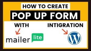 Read more about the article How do I create a popup in WordPress using Mailerlite